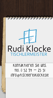 Rudi Klocke - Tischlermeister